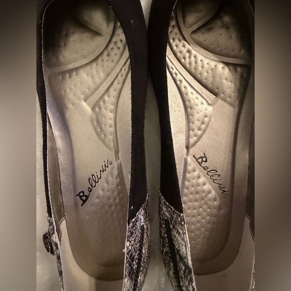 Bellini Black and Silver Women's Flats - Picture 7 of 8